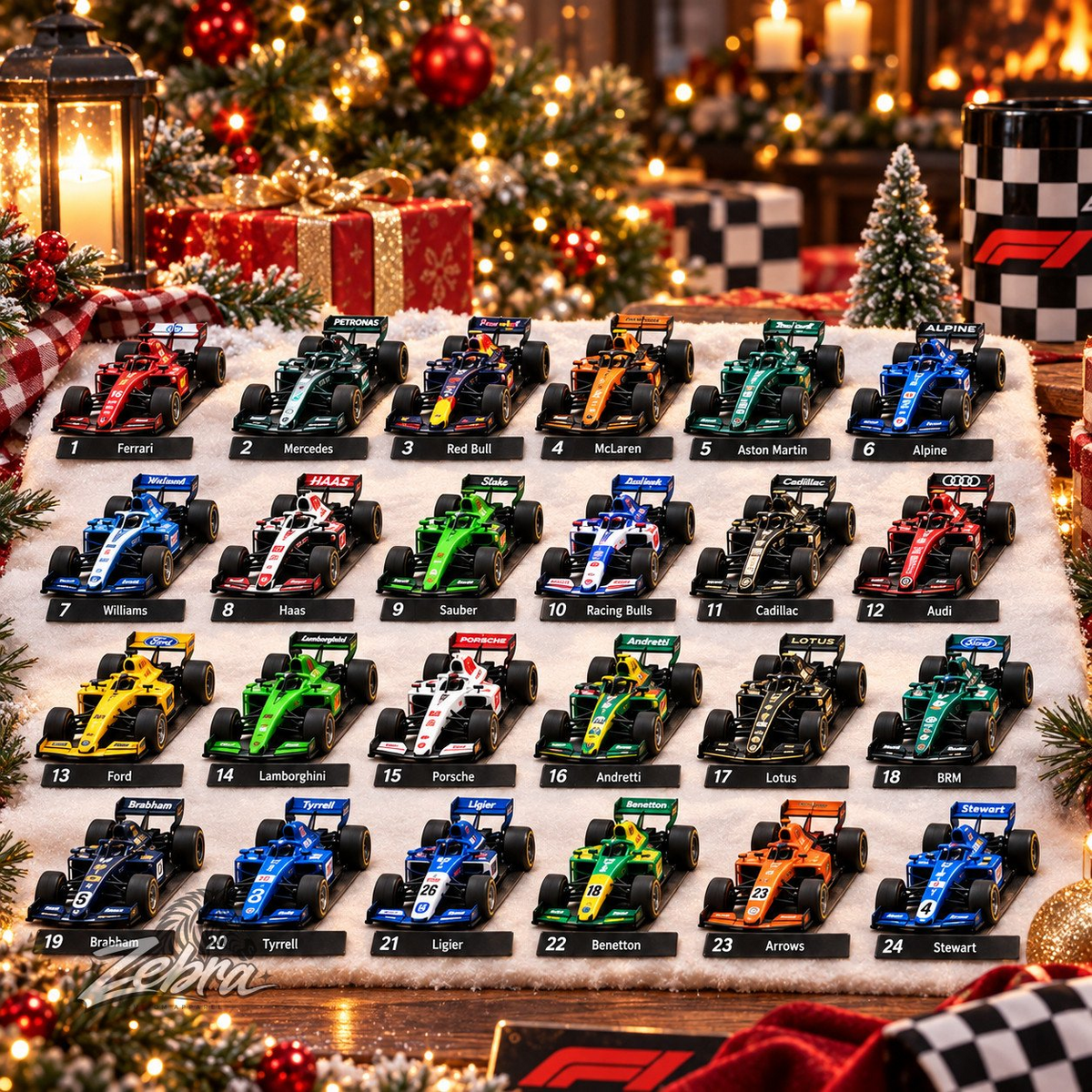 🏎️🎄 Racing to Christmas 2026 – 24-Day Motorsport Advent Calendar