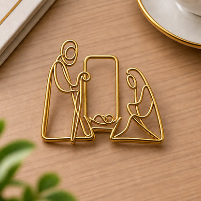 ✝️Faith-Inspired Gold Paper Clips — Meaningful Christian Bookmarks