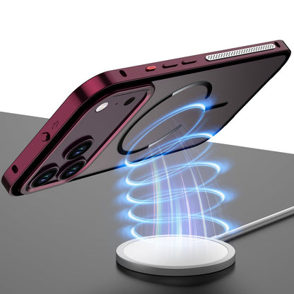 For iPhone 18 Pro Max Magnetic Metal Armor Case – Slim Premium Protection