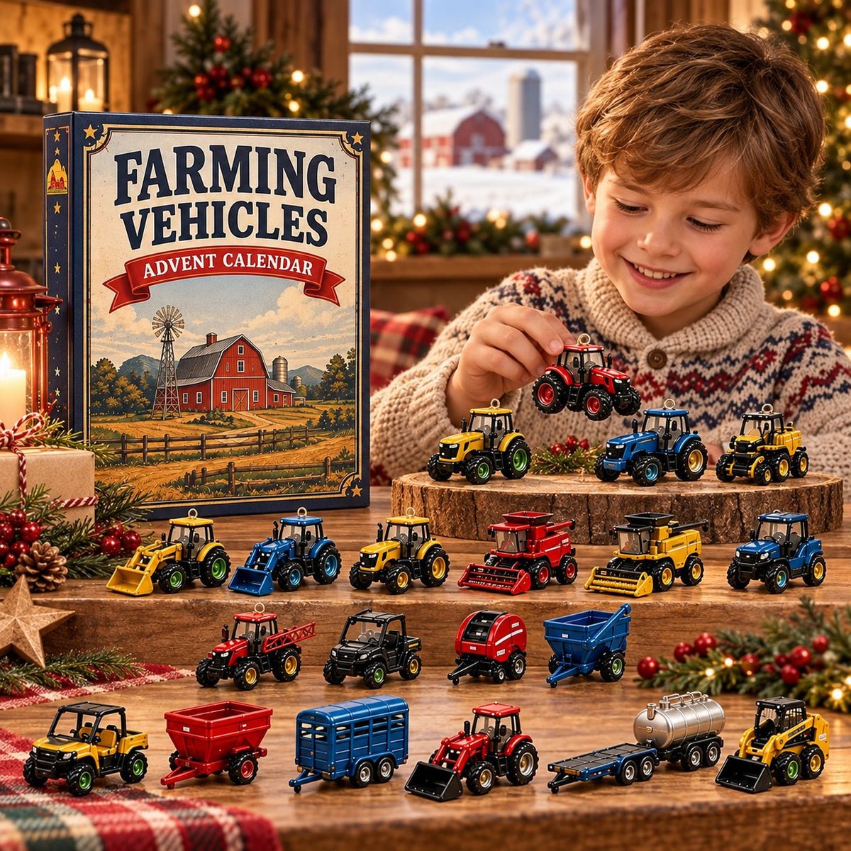 🚜 24-Day Farming Vehicle Advent Calendar | Farm Surprises