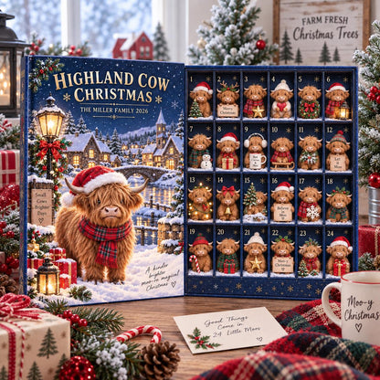 🎄🐮Highland Cow Advent Calendar 2026 24 Days