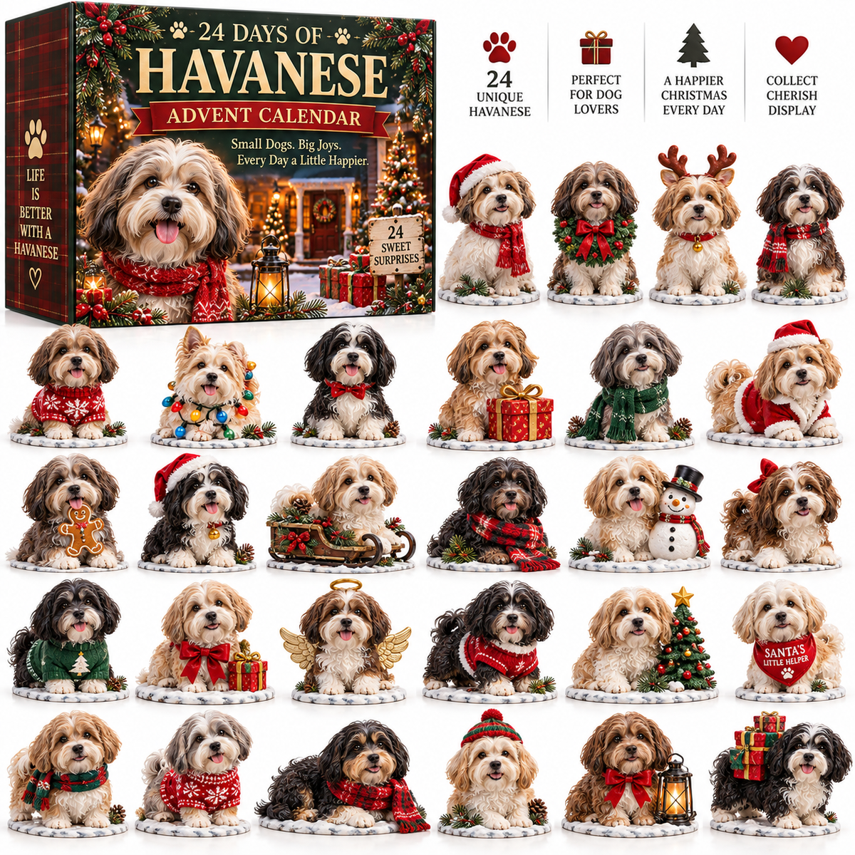 24 Days of Havanese Joy – A Christmas Collection for Havanese Lovers🐾🎄