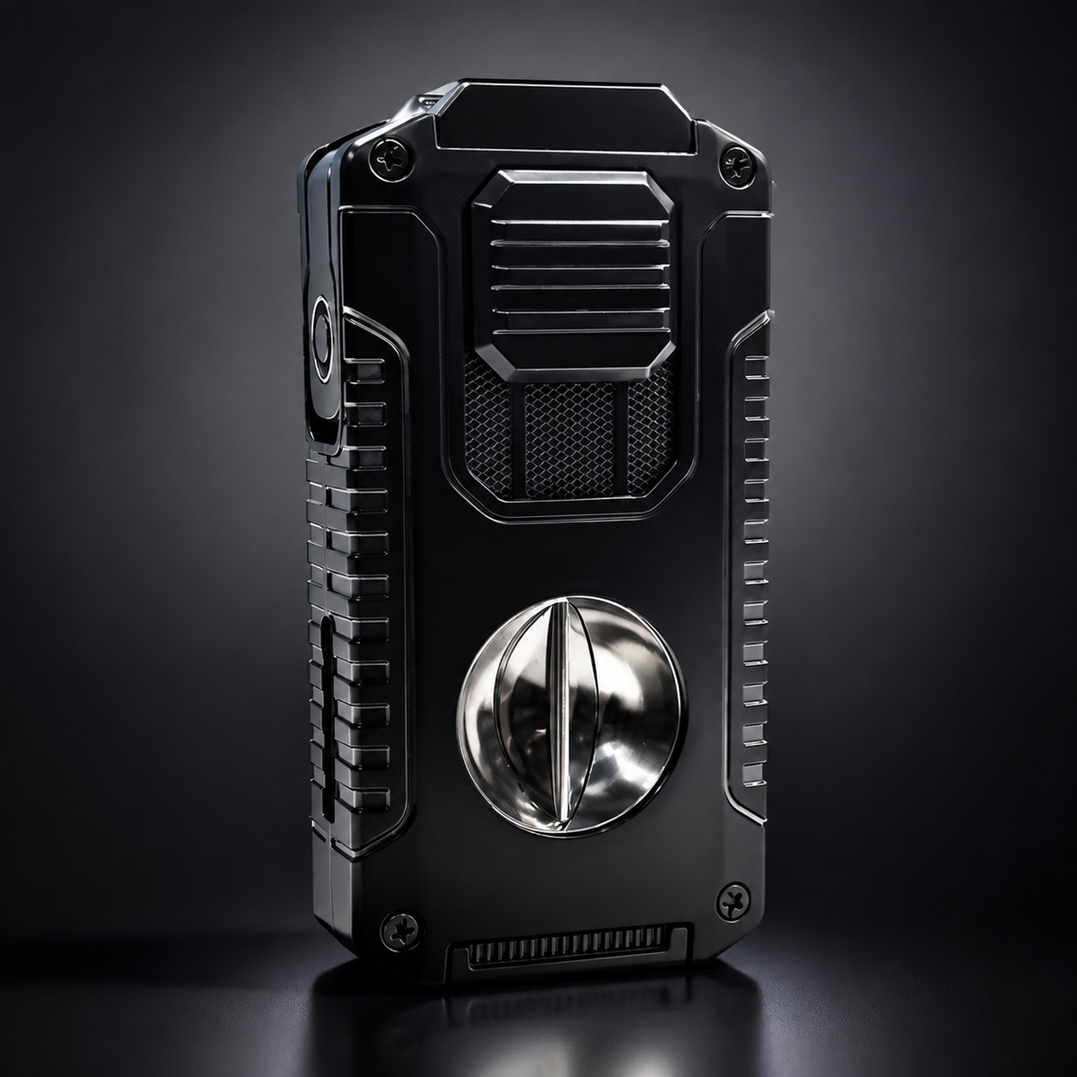 Vintage-Inspired Luxury Refillable Lighter - Executive Black