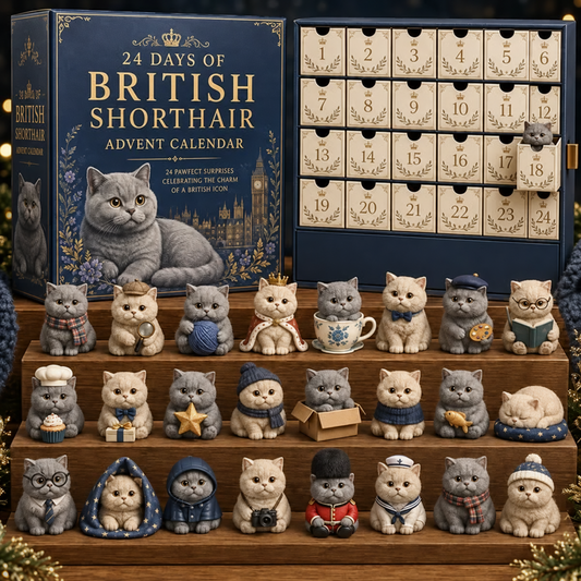 🎄✨CHRISTMAS 49%OFF - 2026 Days of BritishShorthair Blind Box Gift For CatLovers