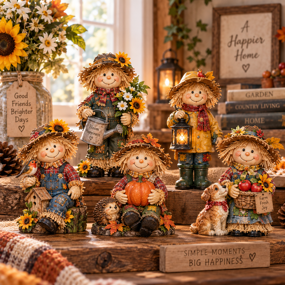 24 Little Scarecrow Friends — A Countryside Collection of Harvest, Home & Happiness 🌻