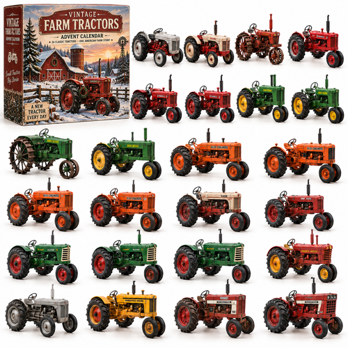 🎄 Christmas on the Old Farm – 24 Vintage Tractor Surprises
