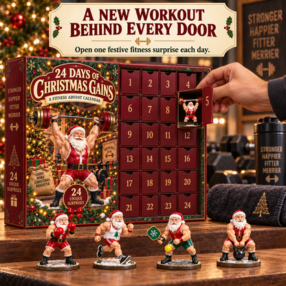 🏋️ North Pole Fitness Club – 24-Day Santa Advent Calendar