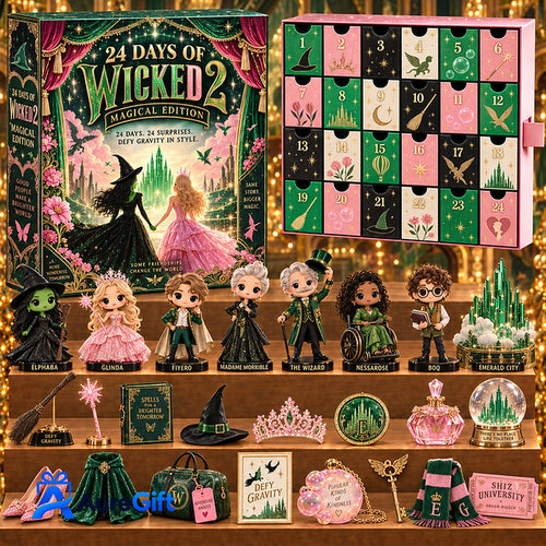✨ 24 Days of Emerald & Pink Magic — Magical Christmas Countdown Collection