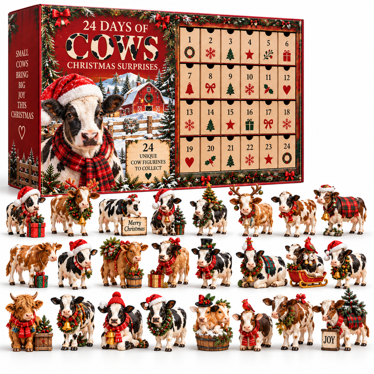 24 Days of Farmhouse Christmas – A Cow Lover’s Holiday Collection🐄❤️