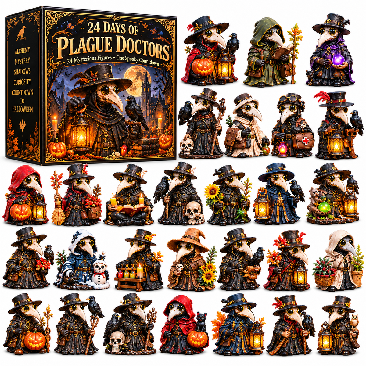 🦇 24 Days of Plague Doctors Advent Calendar