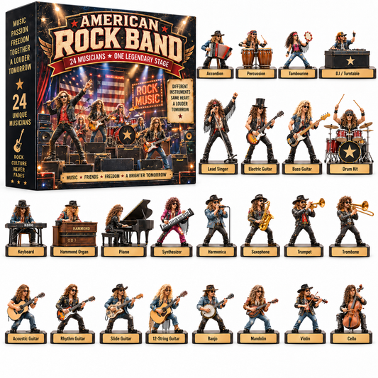 🎸 American Rock Band – 24 Icons of the Rock ’n’ Roll Stage