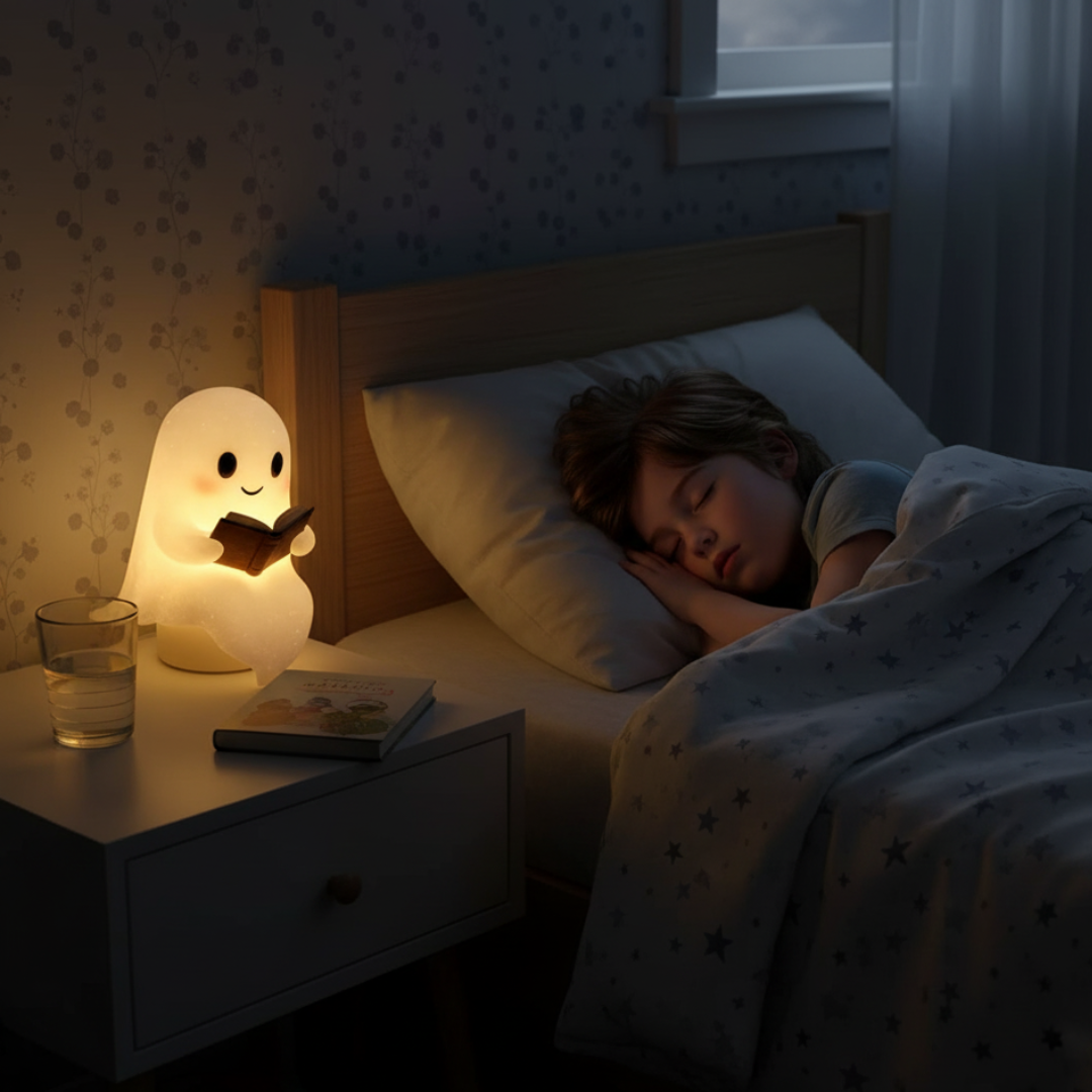 Cute Ghost Atmosphere Lamp - The Final Touch Your Halloween Room Is Missing