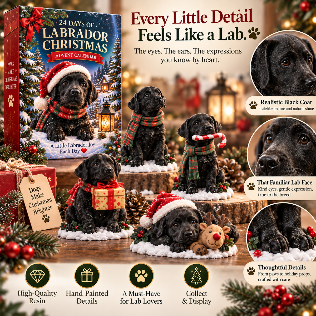 24 Days of Labrador Christmas – Black Lab Advent Calendar 🐾🎄