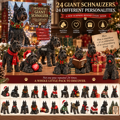 24 Days of Giant Schnauzers – Christmas Keepsake Collection 🐾🎄