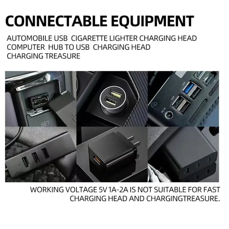 Car USB Touch Dimmable LED Filament Night Light