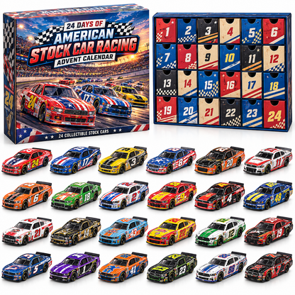 🏎️ Stock Car Racing Advent Calendar – Build Your Dream Racing Lineup