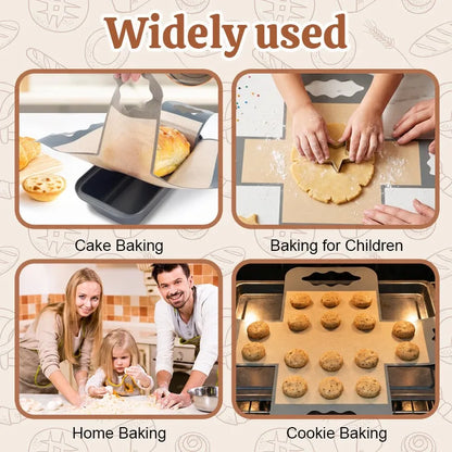 🥐Cross‑Shape Food‑Safe Baking Liner, Simple Clean‑Up Alternative To Disposable Parchment Paper