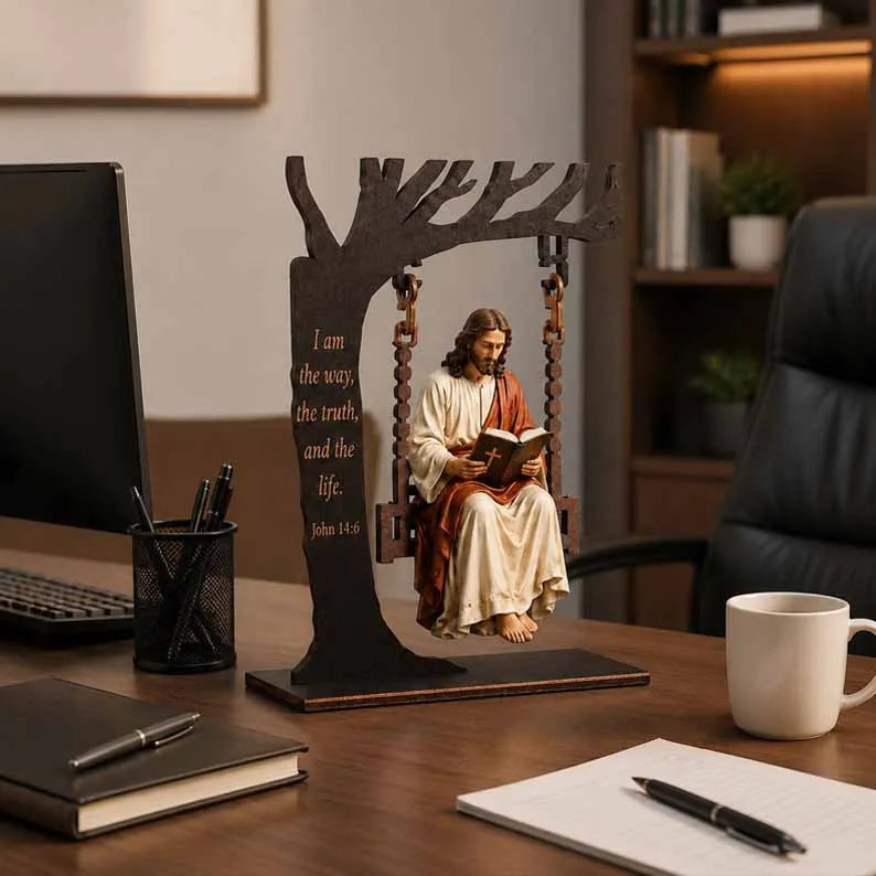 🔥Last Day 49% OFF - ✝️📚Christian Jesus Swing Ornament