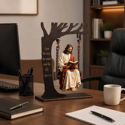 🔥Last Day 49% OFF - ✝️📚Christian Jesus Swing Ornament