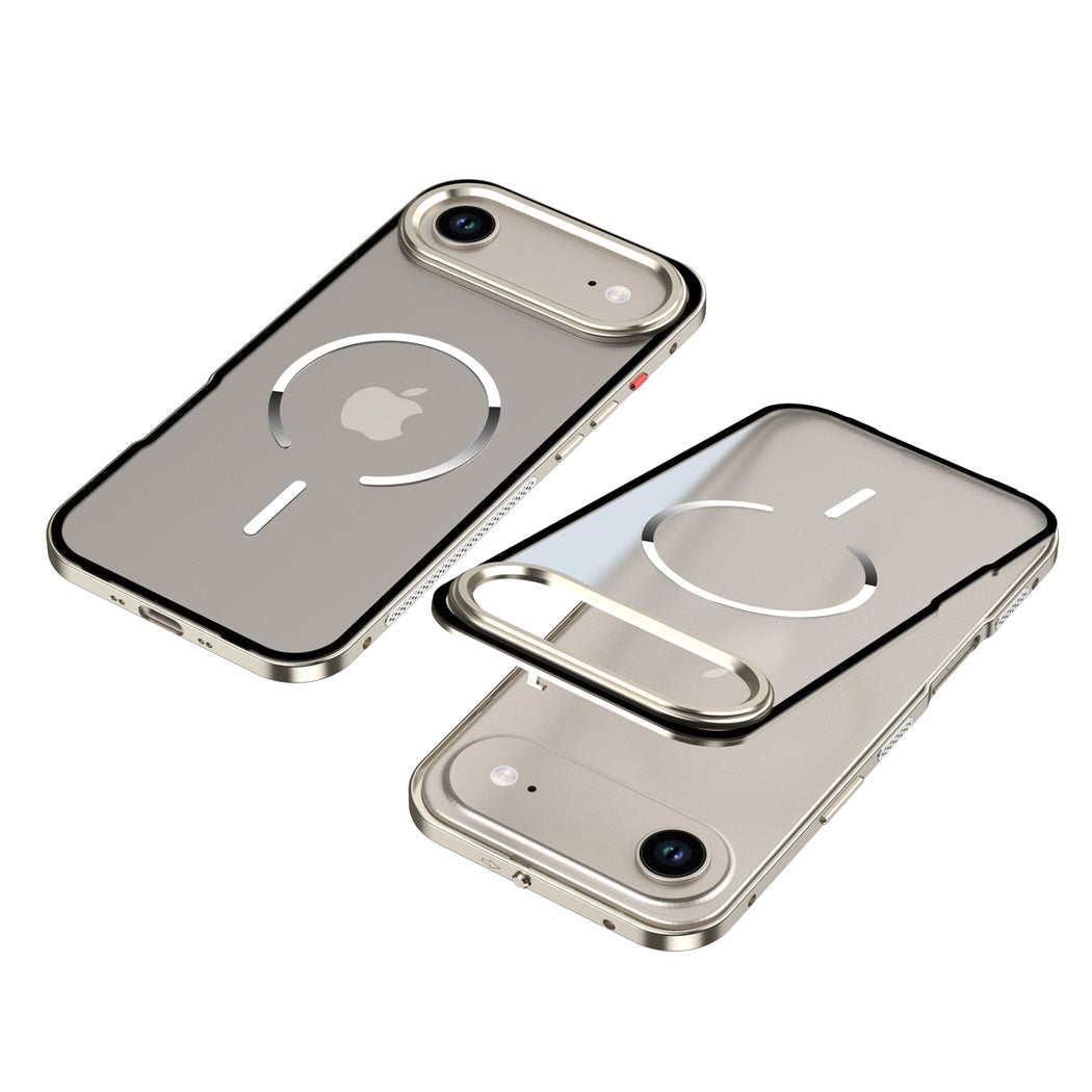 For iPhone 18 Pro Max Magnetic Metal Armor Case – Slim Premium Protection