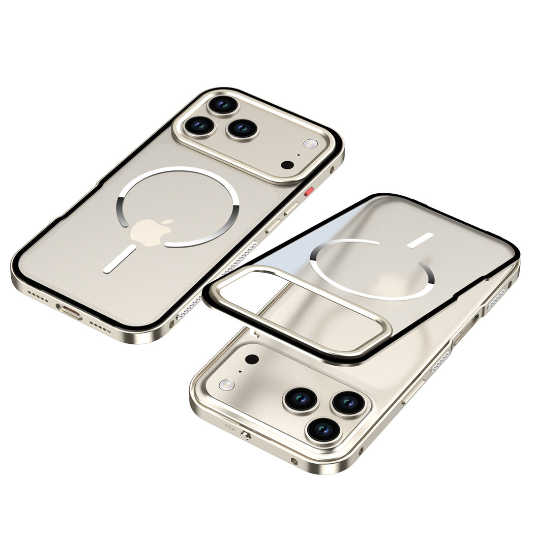 For iPhone 18 Pro Max Magnetic Metal Armor Case – Slim Premium Protection
