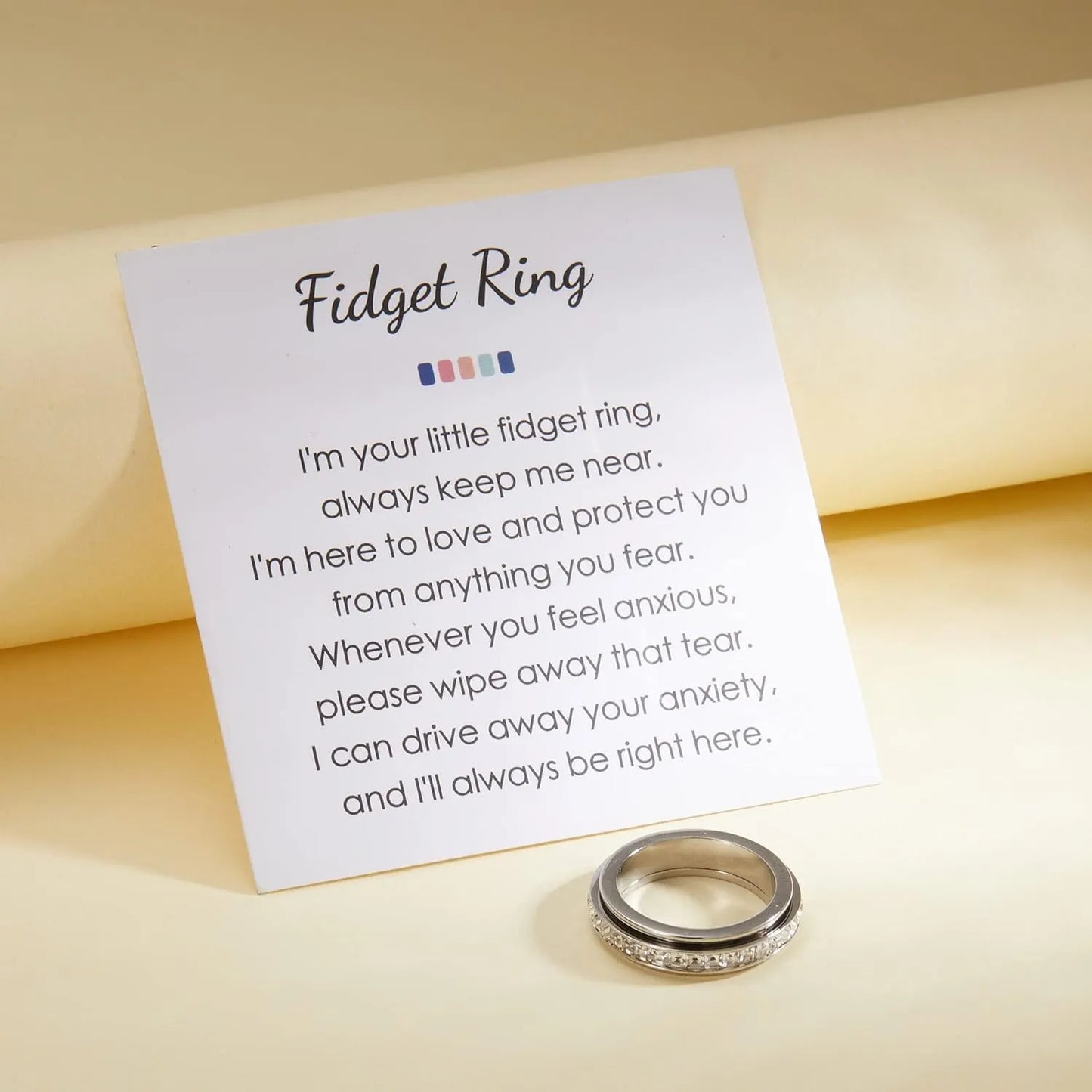 Stylish Fidget Ring Anxiety Relief