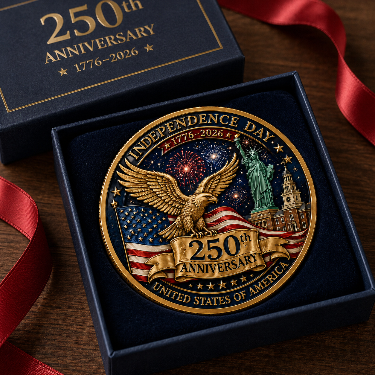 ⚡Last Day 60% OFF - United States 250th Anniversary Commemorative Challenge Coin