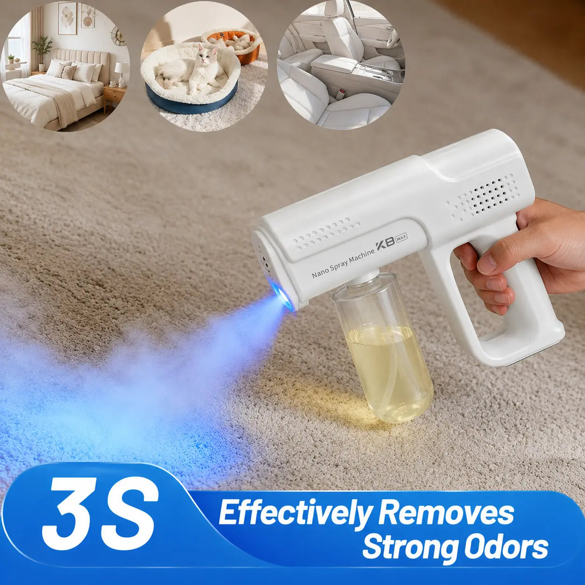 Blue Light Anti-Mite Probiotic Odor Eliminator Spray Gun