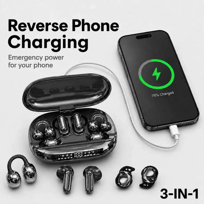 🦻3 in 1 Wireless Earbuds with Power Bank Case