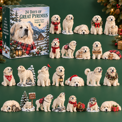 24 Days of Great Pyrenees — Big Paws, Gentle Hearts & 24 Moments to Treasure 🤍🐾
