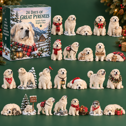 24 Days of Great Pyrenees — Big Paws, Gentle Hearts & 24 Moments to Treasure 🤍🐾