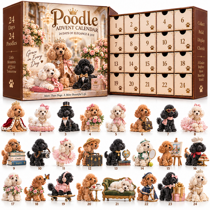🐩 24 Poodles, 24 Elegant Stories – 24-Day Countdown Collection for Poodle Lovers