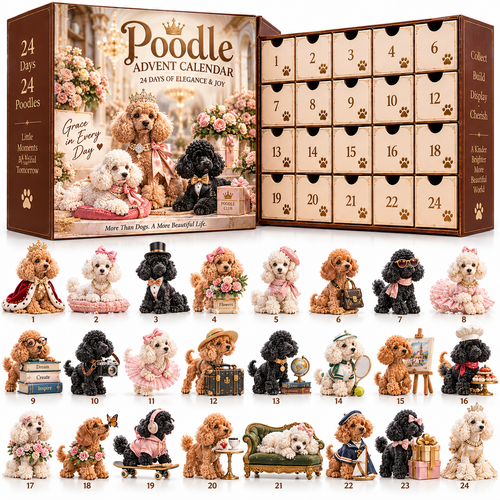 🐩 24 Poodles, 24 Elegant Stories – 24-Day Countdown Collection for Poodle Lovers