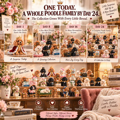 🐩 24 Poodles, 24 Elegant Stories – 24-Day Countdown Collection for Poodle Lovers