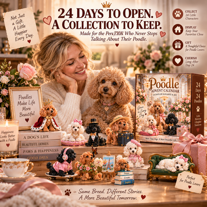 🐩 24 Poodles, 24 Elegant Stories – 24-Day Countdown Collection for Poodle Lovers