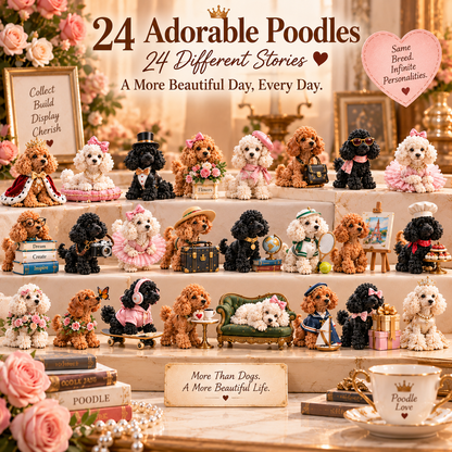 🐩 24 Poodles, 24 Elegant Stories – 24-Day Countdown Collection for Poodle Lovers