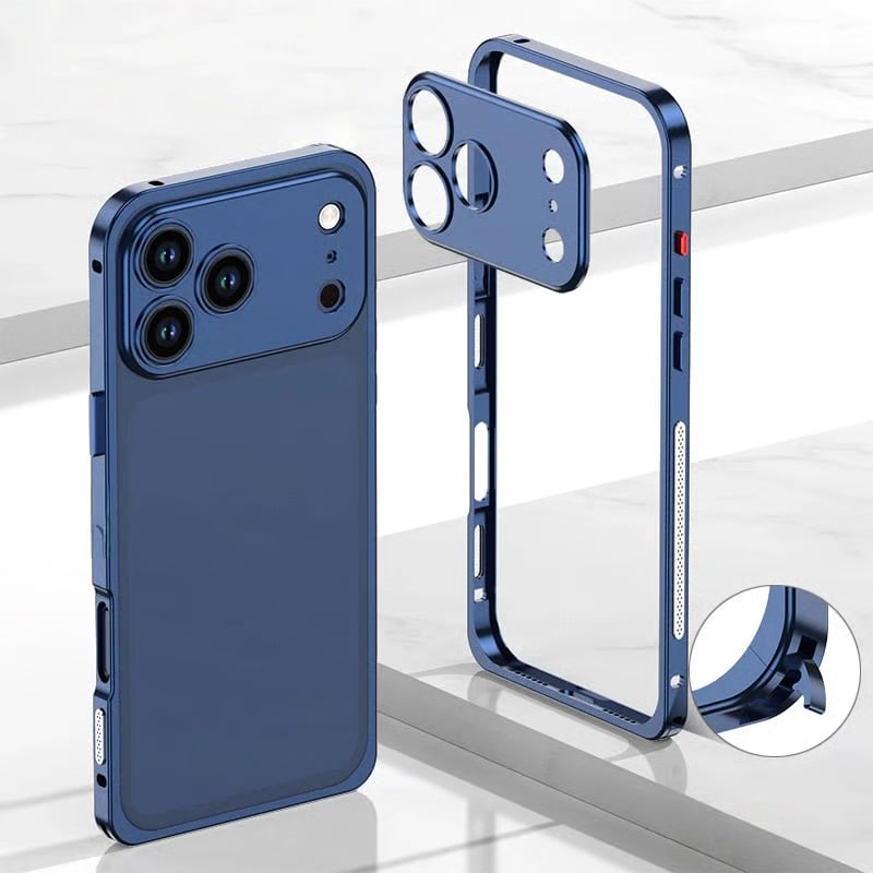 Aluminum Alloy Cooling Frame Heat Dissipation Case for iPhone 18 Series
