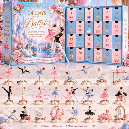 🎀Is that a swan? No way! It’s a ballerina!24 Poseable Ballet Dancer Figurines Gift Collection– Dear&Dream