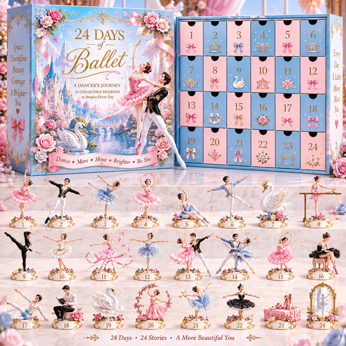 🎀Is that a swan? No way! It’s a ballerina!24 Poseable Ballet Dancer Figurines Gift Collection– Dear&Dream