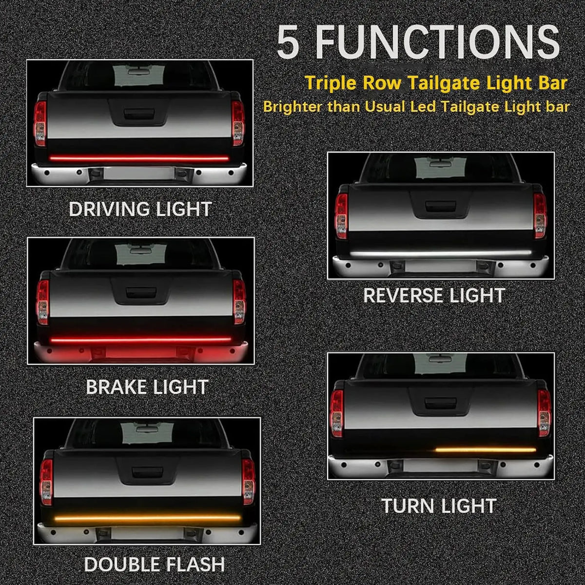 60-Inch LED Tailgate Light Bar Strip