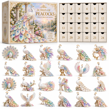 🦚 Ready to Unwrap a Little Elegance? ✨ 2026 Peacock Advent Calendar – 24 Days of Beauty, Wonder & Collectible Surprises!