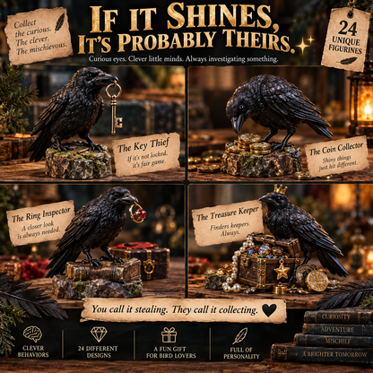 24 Days of Crow Mischief — 24 Clever Little Troublemakers 🖤