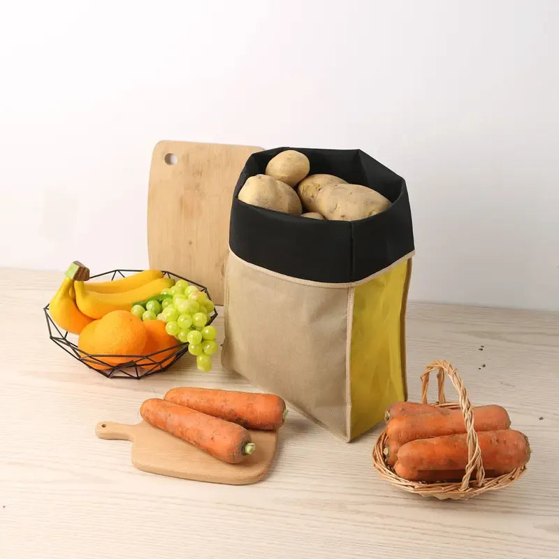 🥔 🔥 49% OFF | Reusable Self-Sealing Veggie Storage Bag – Potato & Onion Organizer