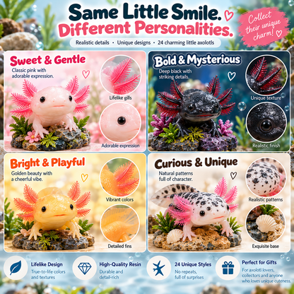 🩷 24 Days of Axolotl Magic – 24 Adorable Little Companions to Collect