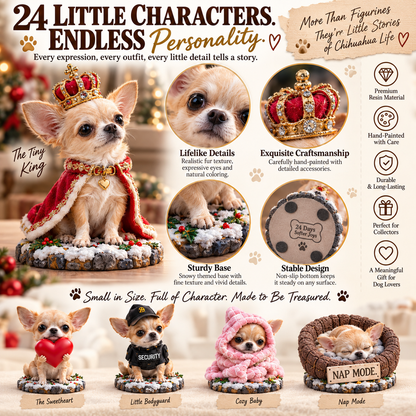 🐾 Small Dog, Big Attitude?! ❤️ 2026 Chihuahua Christmas Collection – 24 Days of Tiny Personalities & Big Love! 🎄