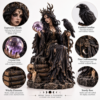 24 Days of Dark Witchcraft – 24 Unique Gothic Witch Figurines | Fantasy Advent Calendar
