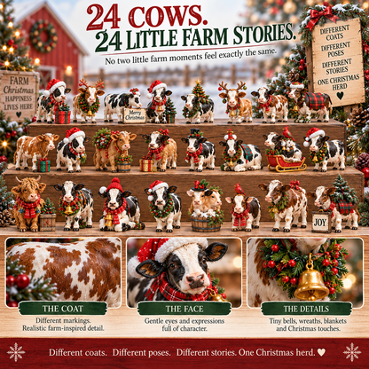 24 Days of Farmhouse Christmas – A Cow Lover’s Holiday Collection🐄❤️