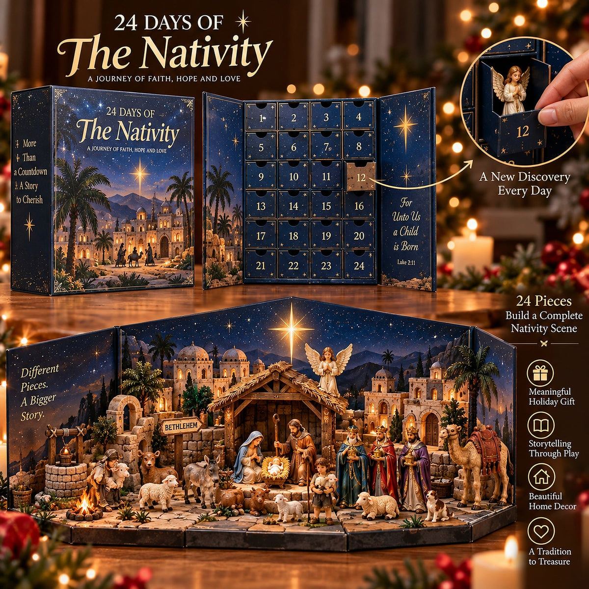 🔥No way！last 3 days！24 Days to Bethlehem — Build the Story. One Day at a Time.