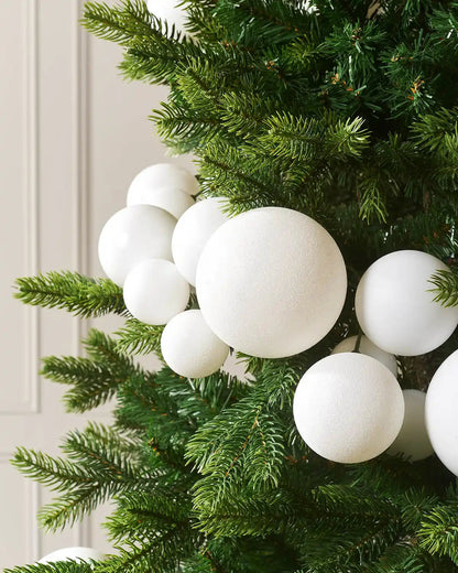 ✨ 5.9ft Decorate in Minutes! Christmas Ornament Garland for Trees, Stairs & Mantels