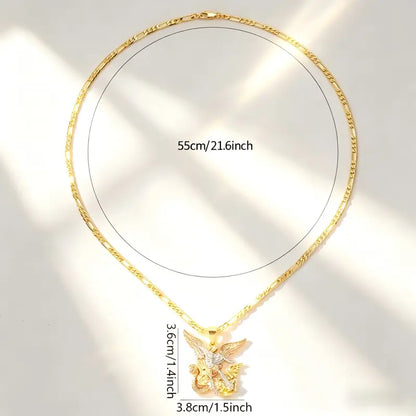 Vintage Saint Michael Necklace
